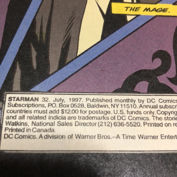 DC COMICS Starman #32 Infernal Devices 3 of 4 - Picture 7 of 15